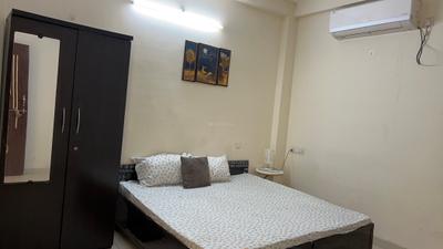 Bedroom Image of 1000 Sq.ft 2 BHK Apartment / Flat for rent in Shekhar Planet, Vijay Nagar Indore for Rs. 30000