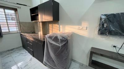Kitchen Image of 1500 Sq.ft 1 BHK Independent House for rent in L I G Colony Indore for Rs. 20000