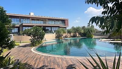 Swimming Pool Image of 3000 Sq.ft 4 BHK Villa for sale in Supreme Villagio, Somatane Pune for Rs. 27500000
