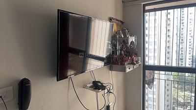 Living Room Image of 450 Sq.ft 1 BHK Apartment / Flat for rent in Lodha Quality Home Tower 3, Thane West Thane for Rs. 32000
