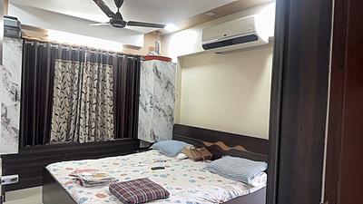 Bedroom Image of 1270 Sq.ft 2 BHK Apartment / Flat for rent in JT JT Stuti Highland, Mughal Sarai Surat for Rs. 25000