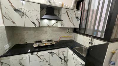Kitchen Image of 1500 Sq.ft 1 BHK Builder Floor for rent in Mahalakshmi Nagar Indore for Rs. 18500