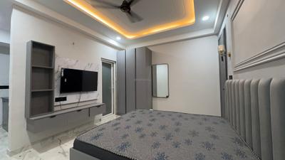 Bedroom Image of 620 Sq.ft 1 RK Builder Floor for rent in DLF Phase 3 Gurgaon for Rs. 19000