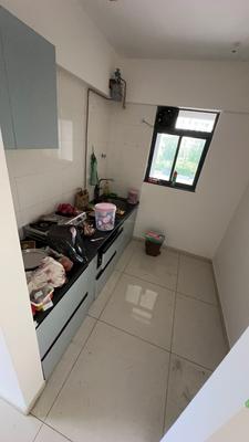 Kitchen Image of 1000 Sq.ft 2 BHK Apartment / Flat for rent in Lavim Broadway Brooklyn Manhattan, Wakad Pune for Rs. 36999