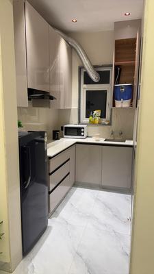 Kitchen Image of 1500 Sq.ft 1 BHK Builder Floor for rent in Sector 38 Gurgaon for Rs. 30000