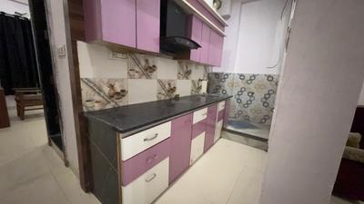 Kitchen Image of 650 Sq.ft 1 BHK Independent House for rent in Nipania Indore for Rs. 12000