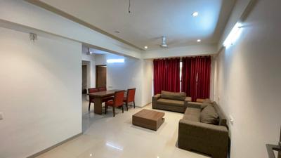 Living Room Image of 1245 Sq.ft 2 BHK Apartment / Flat for rent in Shyamal Ahmedabad for Rs. 30000