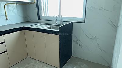 Kitchen Image of 650 Sq.ft 1 BHK Apartment / Flat for rent in Aayush Ayaansh, Chembur Mumbai for Rs. 50000