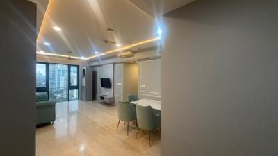 Living Room Image of 1350 Sq.ft 3 BHK Apartment / Flat for rent in Lodha Park, Lower Parel Mumbai for Rs. 285000