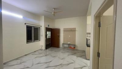 Living Room Image of 600 Sq.ft 1 BHK Builder Floor for rent in HSR Layout Bengaluru for Rs. 26000
