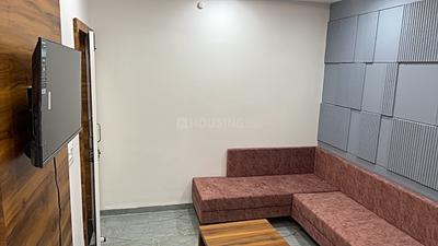 Living Room Image of 700 Sq.ft 1 BHK Apartment / Flat for rent in Mahalakshmi Nagar Indore for Rs. 17000