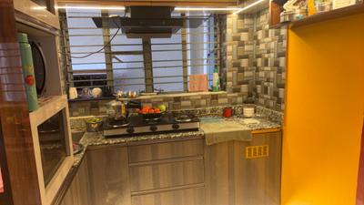Kitchen Image of 1300 Sq.ft 3 BHK Apartment / Flat for sale in Airport Gate no. 1 Kolkata for Rs. 7000000
