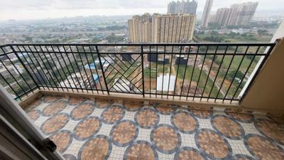 Balcony Image of 1190 Sq.ft 2 BHK Apartment / Flat for rent in Divyansh Onyx, Mahurali Ghaziabad for Rs. 20000
