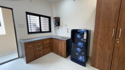 Kitchen Image of 450 Sq.ft 1 RK Builder Floor for rent in Scheme 78 Indore for Rs. 15500