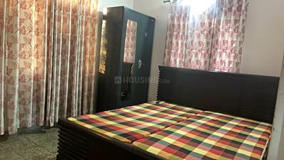 Bedroom Image of 600 Sq.ft 1 BHK Builder Floor for rent in Palam Vihar Gurgaon for Rs. 23000