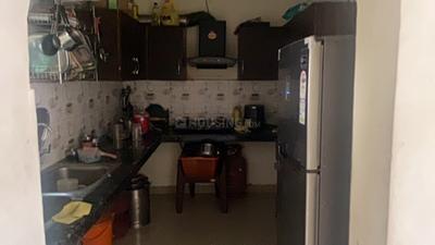 Kitchen Image of 500 Sq.ft 1 BHK Builder Floor for rent in Shivjot Shivjot Apartments, Kharar Mohali for Rs. 8000
