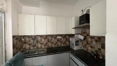 Kitchen Image of 770 Sq.ft 2 BHK Apartment / Flat for rent in Prateek Grand City, Siddharth Vihar Ghaziabad for Rs. 26000