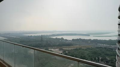 Balcony Image of 2105 Sq.ft 3 BHK Apartment / Flat for rent in Supertech Supernova, Sector 94 Noida for Rs. 74000