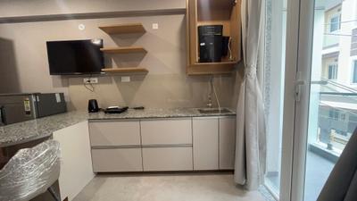 Kitchen Image of 550 Sq.ft 1 RK Apartment / Flat for rent in Scheme No 94C Indore for Rs. 19000