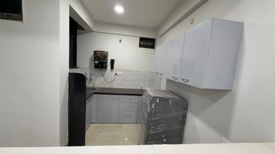 Kitchen Image of 850 Sq.ft 2 BHK Builder Floor for rent in Mahalakshmi Nagar Indore for Rs. 24500