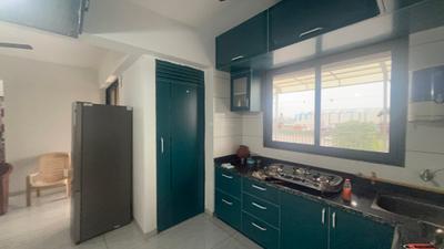 Kitchen Image of 1800 Sq.ft 3 BHK Apartment / Flat for rent in Shreeji Skyline 2, New Maninagar Ahmedabad for Rs. 20000