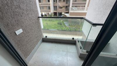 Balcony Image of 1950 Sq.ft 3 BHK Apartment / Flat for rent in Mirambica Mirai, Ognaj Ahmedabad for Rs. 24000