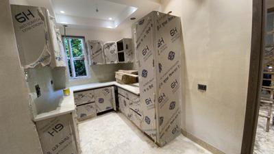 Kitchen Image of 900 Sq.ft 2 BHK Builder Floor for sale in Lajpat Nagar New Delhi for Rs. 23000000
