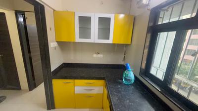 Kitchen Image of 550 Sq.ft 1 BHK Apartment / Flat for rent in Dosti Desire Dosti Joy, Thane West Thane for Rs. 22000