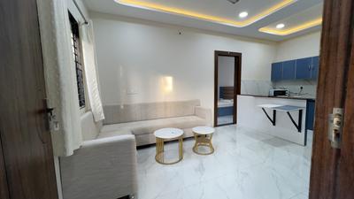 Living Room Image of 800 Sq.ft 1 BHK Apartment / Flat for rent in Mahalakshmi Nagar Indore for Rs. 20000