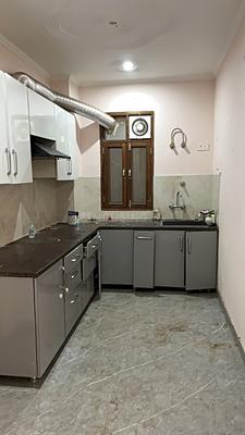 Kitchen Image of 1250 Sq.ft 3 BHK Builder Floor for rent in Palam Vihar Extension Gurgaon for Rs. 27000