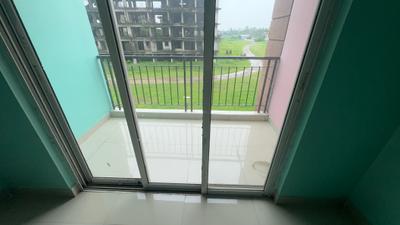 Balcony Image of 1150 Sq.ft 3 BHK Apartment / Flat for rent in Unimark Springfield, Rajarhat Kolkata for Rs. 20000
