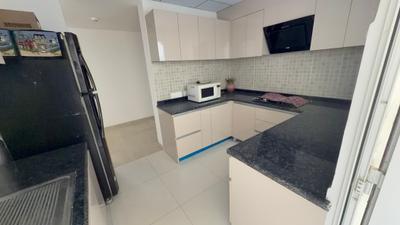 Kitchen Image of 2130 Sq.ft 3 BHK Apartment / Flat for rent in Godrej Air, Sector 85 Gurgaon for Rs. 55000