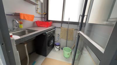 Kitchen Image of 1500 Sq.ft 3 BHK Apartment / Flat for rent in Adani Amogha, Shantigram Ahmedabad for Rs. 45000