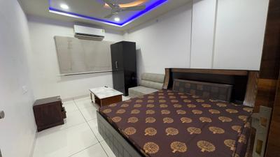 Bedroom Image of 1100 Sq.ft 2 BHK Apartment / Flat for rent in Vijay Nagar Indore for Rs. 35000