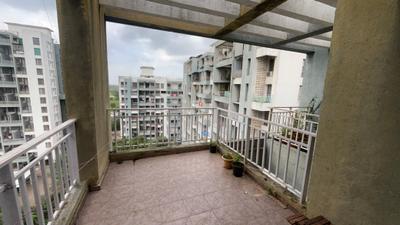 Balcony Image of 850 Sq.ft 2 BHK Apartment / Flat for sale in Majestique Manhattan, Wagholi Pune for Rs. 5200000
