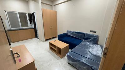 Living Room Image of 550 Sq.ft 1 BHK Builder Floor for rent in Mahalakshmi Nagar Indore for Rs. 19000
