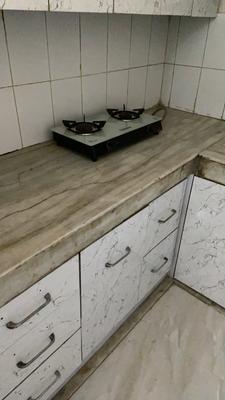 Kitchen Image of 450 Sq.ft 1 BHK Builder Floor for rent in Sector 56 Gurgaon for Rs. 26000