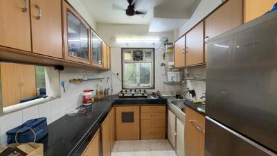 Kitchen Image of 450 Sq.ft 1 BHK Apartment / Flat for rent in Kaustubh Usha Colony CHS, Malad West Mumbai for Rs. 38000