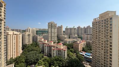 Balcony Image of 950 Sq.ft 2 BHK Apartment / Flat for rent in Hiranandani Zen Atlantis, Powai Mumbai for Rs. 135000