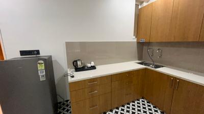 Kitchen Image of 1500 Sq.ft 1 BHK Apartment / Flat for rent in Scheme No 114 Indore for Rs. 24950