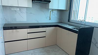 Kitchen Image of 650 Sq.ft 1 BHK Apartment / Flat for rent in Aayush Ayaansh, Chembur Mumbai for Rs. 50000