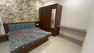 Bedroom Image of 1500 Sq.ft 1 BHK Builder Floor for rent in Mahalakshmi Nagar Indore for Rs. 19900