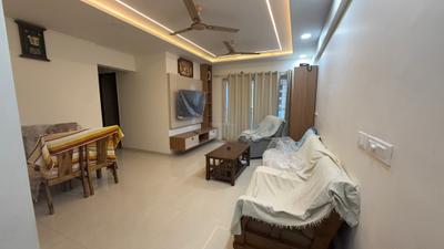 Living Room Image of 1180 Sq.ft 3 BHK Apartment / Flat for rent in Rosa Bella, Hiranandani Estate Thane for Rs. 60000