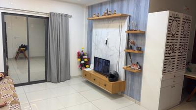 Living Room Image of 1100 Sq.ft 3 BHK Apartment / Flat for sale in Mahalaxmee Raadhe Shyaam Harmony, Gotri Vadodara for Rs. 6500000