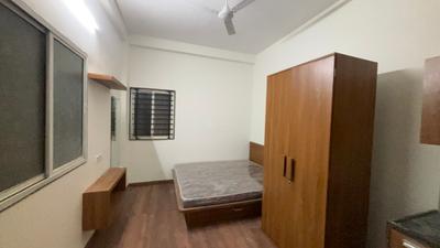 Bedroom Image of 350 Sq.ft 1 RK Studio for rent in Jakhya Indore for Rs. 14500