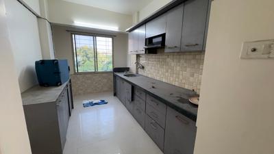 Kitchen Image of 1250 Sq.ft 2 BHK Apartment / Flat for rent in Sonegaon Nagpur for Rs. 25000