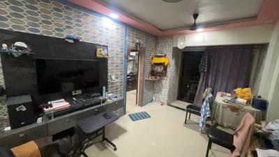 Living Room Image of 550 Sq.ft 1 BHK Apartment / Flat for rent in Kalwa Thane for Rs. 22000