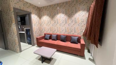 Living Room Image of 1500 Sq.ft 1 BHK Builder Floor for rent in Mahalakshmi Nagar Indore for Rs. 19500