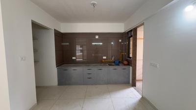 Kitchen Image of 1680 Sq.ft 3 BHK Apartment / Flat for rent in Shree Sharanam Sky, Sargasan Gandhinagar for Rs. 25000