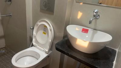 Bathroom Image of 1500 Sq.ft 1 RK Builder Floor for rent in Scheme No 114 Indore for Rs. 16000